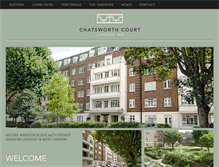 Tablet Screenshot of chatsworthcourt.com